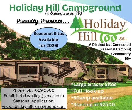 Holiday Hill Camping - Seasonal Sites available